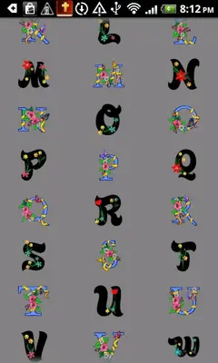 Alphabet stickers for Doodle Text! android App screenshot 1